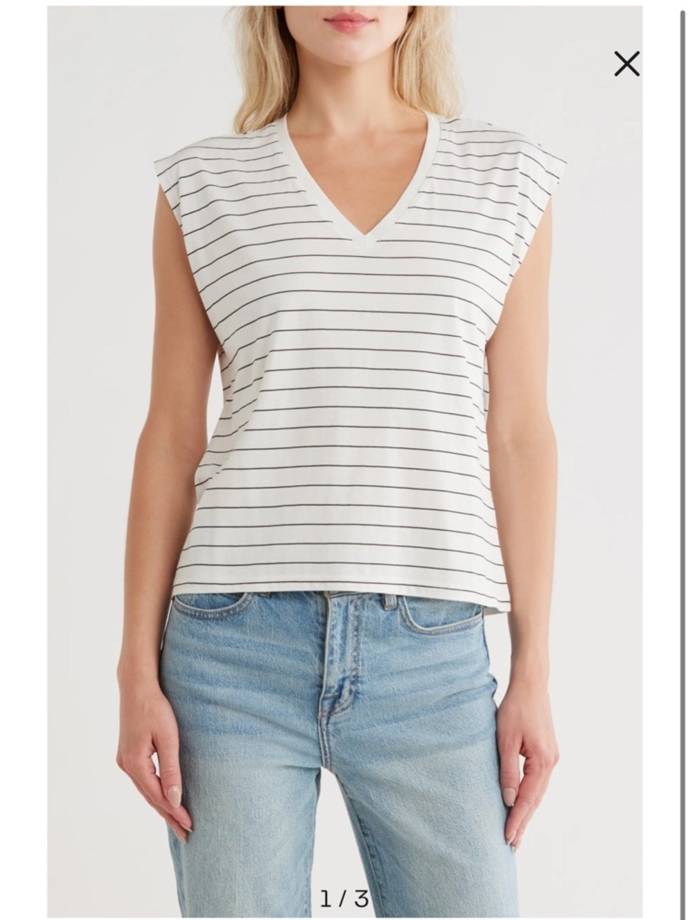 Nordstrom V-Neck Pima Cotton T-Shirt